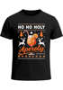 Herren T-Shirt Weihnachten Ho Ho Holy Aperoly Spruch Lustig XMAS Outfit Männer Moonworks®preview
