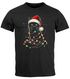 Herren T-Shirt Weihnachten Katze lustig  XMAS Outfit Weihnachtsshirt Katzenliebhaber Moonworks®preview