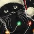 Herren T-Shirt Weihnachten Katze lustig  XMAS Outfit Weihnachtsshirt Katzenliebhaber Moonworks®preview