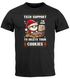 Herren T-Shirt Weihnachten Katze SpruchLustig  Teck Support Delete Cookies Ugly XMAS Moonworks®preview
