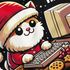 Herren T-Shirt Weihnachten Katze SpruchLustig  Teck Support Delete Cookies Ugly XMAS Moonworks®preview