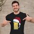 Herren T-Shirt Weihnachten lustig Bier Trinken Bierglas Weihnachtsmotiv Fun-Shirt Alkohol Moonworks®preview