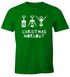 Herren T-Shirt Weihnachten lustig Christmas Workout Flaschenöffner Korkenzieher Wein trinken Fun-Shirt Moonworks®preview