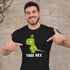 Herren T-Shirt Weihnachten lustig Tree Rex Fun-Shirt Parodie Christmas Xmas Outfit Moonworks®preview