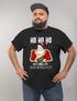 Herren T-Shirt Weihnachten lustig Wunschtext Weihnachtsmann zensiert HoHoHo Fun-Shirt Ugly Christmas Moonworks®preview