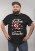 Herren T-Shirt Weihnachten Mein Santa Kostüm ist in der Wäsche Dabbing XMAS Outfit Männer Moonworks®preview