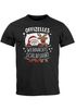 Herren T-Shirt Weihnachten Offizielles Weihnachtsschlafshirt Santa Rentier Funshirt XMAS Moonworks®preview