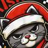 Herren T-Shirt Weihnachten PewPew Madafakas Katze Weihnachtsshirt Männer Moonworks®preview