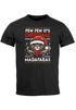 Herren T-Shirt Weihnachten PewPew Madafakas Katze Weihnachtsshirt Männer Moonworks®preview