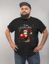 Herren T-Shirt Weihnachten Printshirt Rentier Rudolf Design Aufdruck Frohe XMAS Moonworks®preview