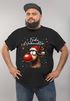 Herren T-Shirt Weihnachten Printshirt Rentier Rudolf Design Aufdruck Frohe XMAS Moonworks®preview