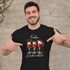 Herren T-Shirt Weihnachten Printshirt Weingläser Wein Comic Design Printshirt Weihnachtsoutfit Männer Moonworks®preview