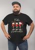 Herren T-Shirt Weihnachten Printshirt Weingläser Wein Comic Design Printshirt Weihnachtsoutfit Männer Moonworks®preview