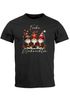 Herren T-Shirt Weihnachten Printshirt Wichtel Design Aufdruck Frohe XMAS Moonworks®preview