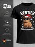 Herren T-Shirt Weihnachten Reniter war ausverkauft Spruch lustig XMAS Capybara Weihnachtsshirt Männer Moonworks®preview