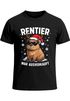 Herren T-Shirt Weihnachten Reniter war ausverkauft Spruch lustig XMAS Capybara Weihnachtsshirt Männer Moonworks®preview