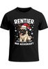 Herren T-Shirt Weihnachten Reniter war ausverkauft Spruch lustig XMAS Mops Weihnachtsshirt Männer Moonworks®preview