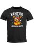 Herren T-Shirt Weihnachten Rentier war ausverkauft Elch Spruch lustig Ente XMAS Moonworks®preview