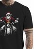 Herren T-Shirt Weihnachten Santa Biker Style Motorrad HoHoHo Fashion Streetstyle Neverless®preview