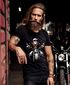 Herren T-Shirt Weihnachten Santa Biker Style Motorrad HoHoHo Fashion Streetstyle Neverless®preview