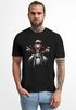 Herren T-Shirt Weihnachten Santa Biker Style Motorrad HoHoHo Fashion Streetstyle Neverless®preview