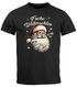 Herren T-Shirt Weihnachten Santa Claus Frohes Fest XMAS Weihnachtsshirt Männer Moonworks®preview