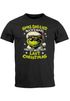 Herren T-Shirt Weihnachten Spiel das Lied Weihnachtsshirt Grinch Weihnachtsoutfit Männer Lustig Moonworks®preview