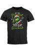 Herren T-Shirt Weihnachten Spruch Lustig Das einzig wahre Geschenk Grinch Anti XMAS Weihnachtsshirt Männer Moonworks®preview