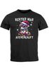 Herren T-Shirt Weihnachten Spruch lustig Einhorn Rentier war ausverkauft XMAS Outfit Männer Moonworks®preview