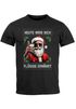 Herren T-Shirt Weihnachten Spruch lustig Heute wird sich flüssig ernährt Alkohol Wein Bier Ugly XMAS-Motiv Fun-Shirt Moonworks®preview