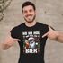 Herren T-Shirt Weihnachten Spruch Lustig Ho Ho Hol mir ein Bier Weihnachtsshirt Männer XMAS Moonworks®preview
