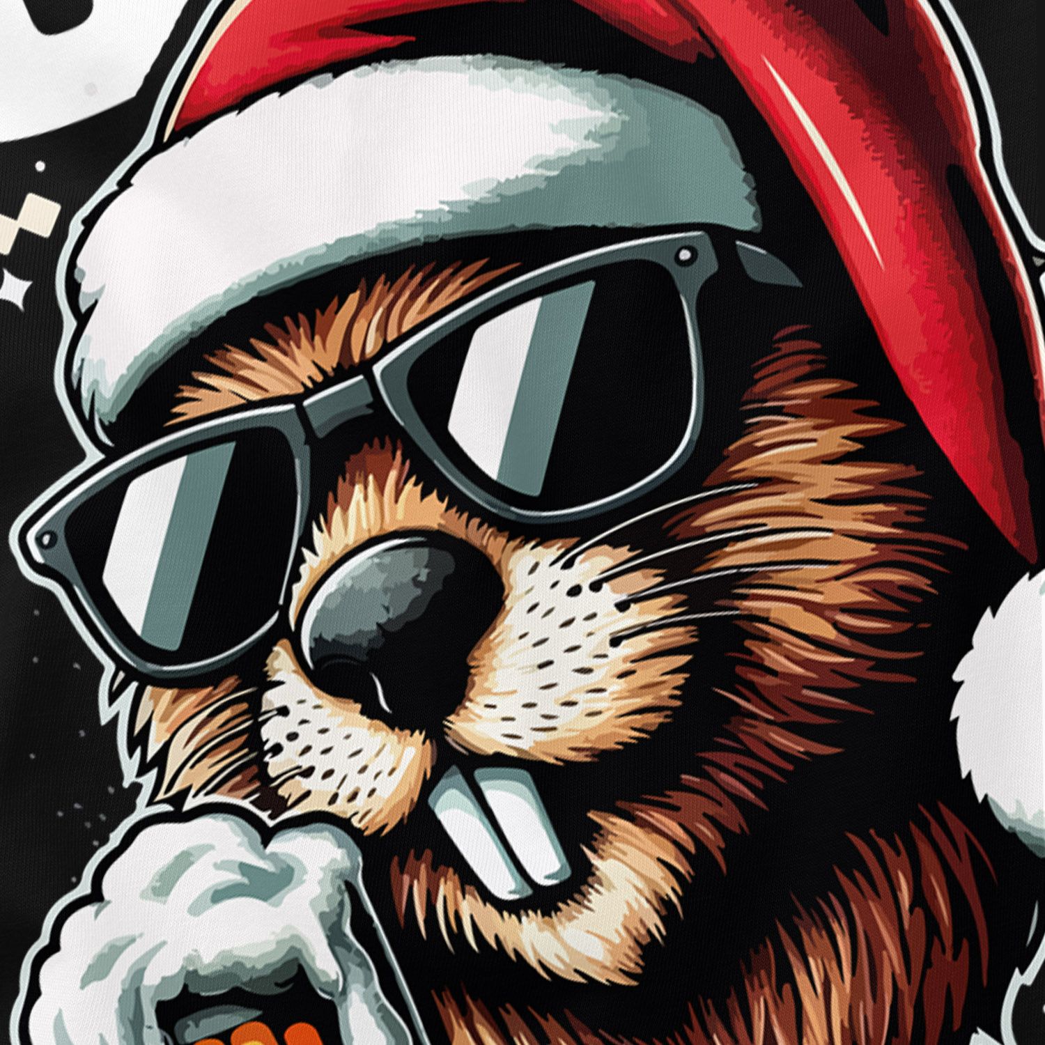 Bòbr Kurwa Weihnachtspulli - Lustiger Polnisch Bier Pullover Mit Biber Design