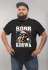 Herren T-Shirt Weihnachten Spruch lustig Meme Biber Bobr Kurwa Aufdruck Weihnachtsshirt Männer XMAS Moonworks®preview