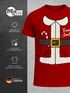 Herren T-Shirt Weihnachten Spruch lustig Team Santa XMAS Outfit Weihnachtsshirt Männer Moonworks®preview