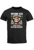 Herren T-Shirt Weihnachten Spruch Sarkasmus Rehkitz Rotwein XMAS Outfit Männer Moonworks®preview