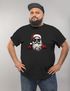 Herren T-Shirt Weihnachten Weihnachtsmann Santa Claus Cool Ugly XMAS Weihnachtsshirt Geschenk Männer Fun-Shirt Moonworks®preview