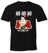Herren T-Shirt Weihnachten Weihnachtsmann zensiert HoHoHo Fun-Shirt Ugly Christmas Spruch lustig Moonworks®preview