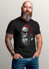 Herren T-Shirt Weihnachtsshirt Santa Claus Gafik Printshirt XMAS Outfit Männer Fashion Streetstyle Neverless®preview