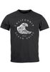 Herren T-Shirt Welle Wave California Ocean Drive Surf Summer Slim Fit Neverless®preview