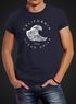 Herren T-Shirt Welle Wave California Ocean Drive Surf Summer Slim Fit Neverless®preview