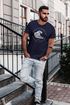 Herren T-Shirt Welle Wave California Ocean Drive Surf Summer Slim Fit Neverless®preview