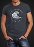Herren T-Shirt Welle Wave California Ocean Drive Surf Summer Slim Fit Neverless®preview