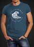 Herren T-Shirt Welle Wave California Ocean Drive Surf Summer Slim Fit Neverless®preview