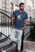 Herren T-Shirt Welle Wave California Ocean Drive Surf Summer Slim Fit Neverless®preview