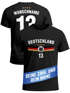 Herren T-Shirt Weltmeisterschaft Fußball WM 2026 Trikot Frontprint und Backprint personalisiert mit Name Deutschlandshirt Moonworks®preview