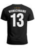 Herren T-Shirt Weltmeisterschaft Fußball WM 2026 Trikot Frontprint und Backprint personalisiert mit Name Deutschlandshirt Moonworks®preview