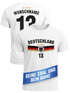 Herren T-Shirt Weltmeisterschaft Fußball WM 2026 Trikot Frontprint und Backprint personalisiert mit Name Deutschlandshirt Moonworks®preview