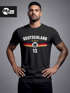 Herren T-Shirt Weltmeisterschaft Fußball WM Fußball-Sommer 2026 Trikot Frontprint und Backprint personalisiert mit Name Deutschlandshirt Moonworks®preview