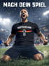 Herren T-Shirt Weltmeisterschaft Fußball WM Fußball-Sommer 2026 Trikot Frontprint und Backprint personalisiert mit Name Deutschlandshirt Moonworks®preview