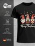 Herren T-Shirt Wichtel Design Merry Christmas Weihnachten XMAS Outfit Weihnachtsshirt Männer Moonworks®preview